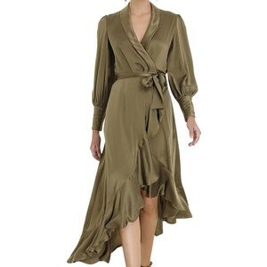 Zimmermann Silk Wrap Midi Dress Size 0 / US 4